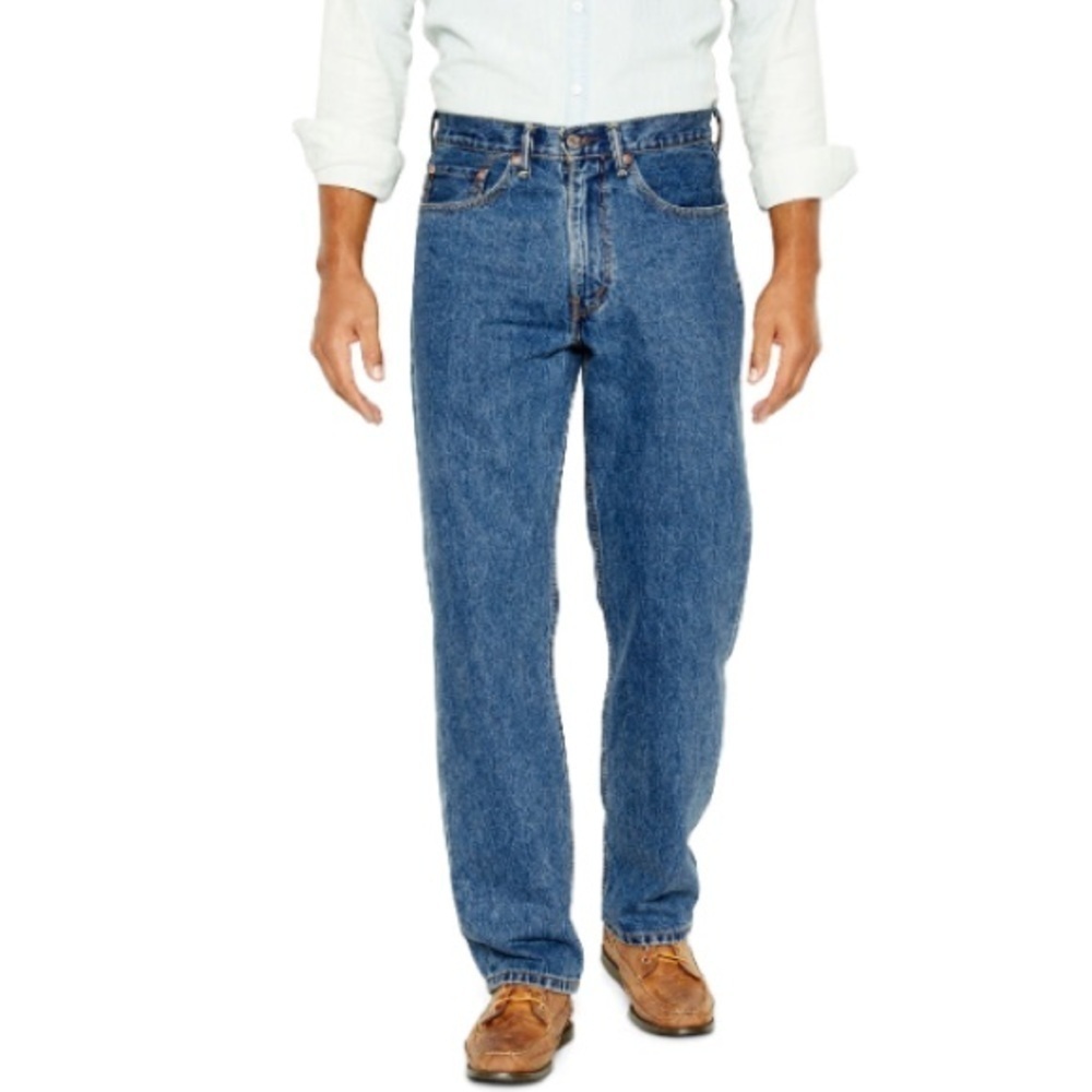 Levi's NWT Men's 550 Relaxed Fit Medium Stonewash Jeans Denim 36 x 30